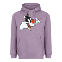 Lavender sylvester  face Heavyweight Hoodie - linhVisuals