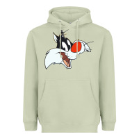 Matcha sylvester  face Heavyweight Hoodie - linhVisuals