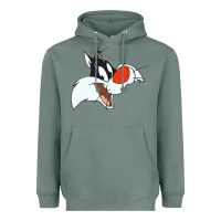 Sage sylvester  face Heavyweight Hoodie - linhVisuals