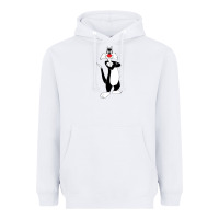 White sylvester cat Heavyweight Hoodie - linhVisuals
