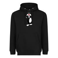 Black sylvester cat Heavyweight Hoodie - linhVisuals