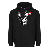 Black sylvester cat Heavyweight Hoodie - linhVisuals