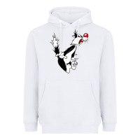 White sylvester cat Heavyweight Hoodie - linhVisuals