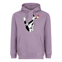 Lavender sylvester cat Heavyweight Hoodie - linhVisuals
