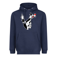 Navy sylvester cat Heavyweight Hoodie - linhVisuals