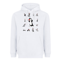 White sylvester cat Heavyweight Hoodie - linhVisuals