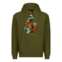 Army Green horse arrowhead Premium Hoodie - Jasminsmagicworld