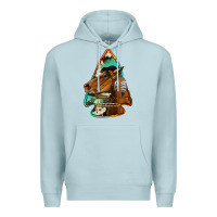 Blue Mist horse arrowhead Premium Hoodie - Jasminsmagicworld