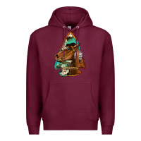 Burgundy horse arrowhead Premium Hoodie - Jasminsmagicworld