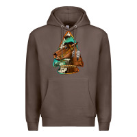 Coffee horse arrowhead Premium Hoodie - Jasminsmagicworld