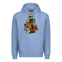 Colony Blue horse arrowhead Premium Hoodie - Jasminsmagicworld