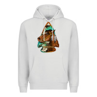 Dove Grey horse arrowhead Premium Hoodie - Jasminsmagicworld