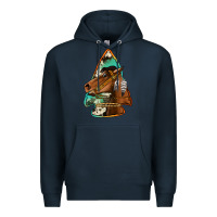 Navy horse arrowhead Premium Hoodie - Jasminsmagicworld