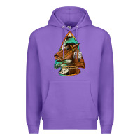 Purple horse arrowhead Premium Hoodie - Jasminsmagicworld