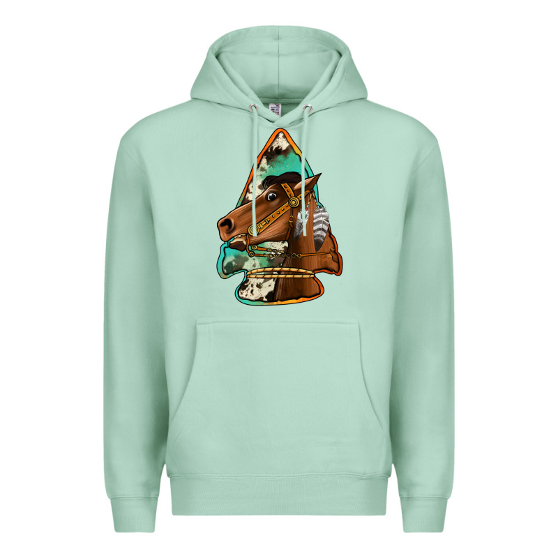 Horse Arrowhead Premium Hoodie by Jasminsmagicworld | Teevron