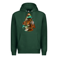 Sports Green horse arrowhead Premium Hoodie - Jasminsmagicworld