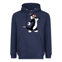 Navy sylvester cat Heavyweight Hoodie - linhVisuals