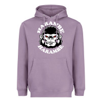 Lavender harambe Heavyweight Hoodie - linhVisuals