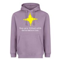 Lavender undertale   determination point Heavyweight Hoodie - linhVisuals