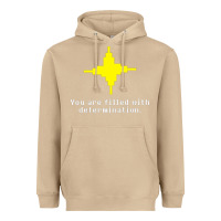 Mushroom undertale   determination point Heavyweight Hoodie - linhVisuals