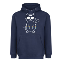 Navy foosball t  shirt foosball table soccer t  shirt Heavyweight Hoodie - linhVisuals