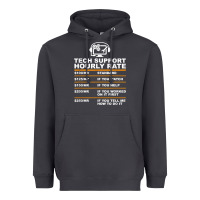 Smoke tech support hourly rate t shirt Heavyweight Hoodie - linhVisuals
