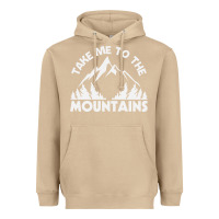 Mushroom take me to the mountains nature lover Heavyweight Hoodie - linhVisuals