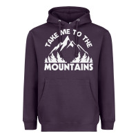 Plum take me to the mountains nature lover Heavyweight Hoodie - linhVisuals