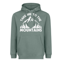 Sage take me to the mountains nature lover Heavyweight Hoodie - linhVisuals