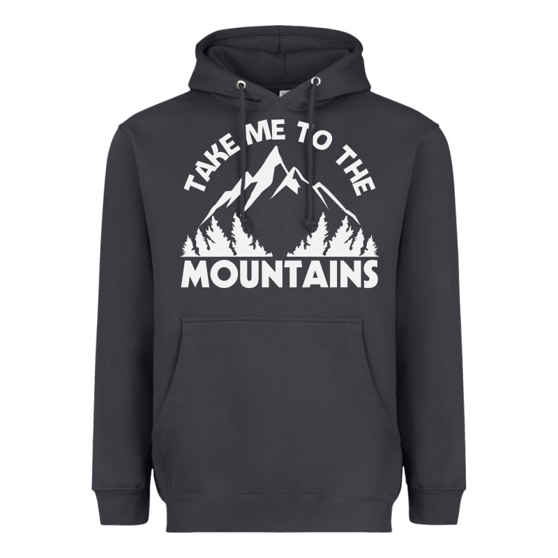 Take Me To The Mountains Nature Lover Heavyweight Hoodie by linhVisuals | Teevron