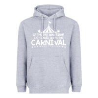 Heather Grey carnival Heavyweight Hoodie - linhVisuals
