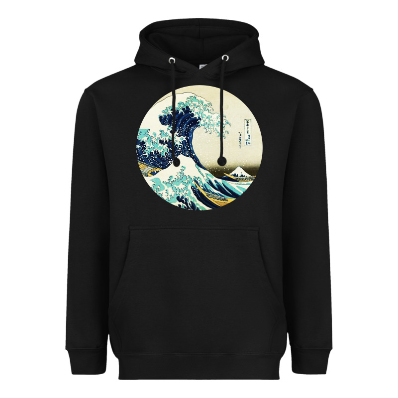 Great Wave Heavyweight Hoodie by linhVisuals | Teevron