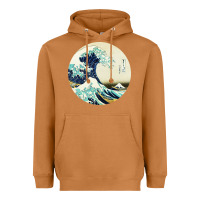 Meerkat great wave Heavyweight Hoodie - linhVisuals