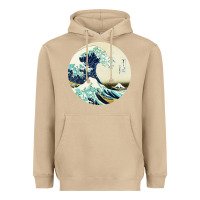 Mushroom great wave Heavyweight Hoodie - linhVisuals