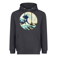 Smoke great wave Heavyweight Hoodie - linhVisuals