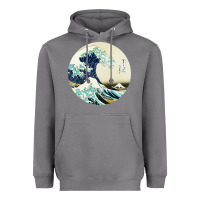 Storm great wave Heavyweight Hoodie - linhVisuals
