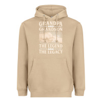 Mushroom grandpa and grandson the legend t  shirtgrandpa and grandson the legen Heavyweight Hoodie - linhVisuals