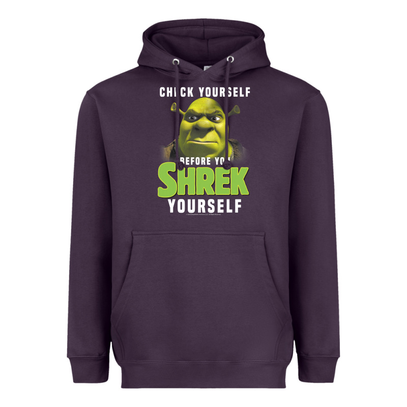 Sh.rek Check Yourself Before You Sh.rek Yourself T Shirt Heavyweight Hoodie by linhVisuals | Teevron
