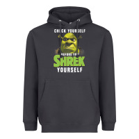 Smoke sh.rek check yourself before you sh.rek yourself t shirt Heavyweight Hoodie - linhVisuals