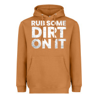 Meerkat vintage funny shirts for men, rub some dirt on it long sleeve t shirt Heavyweight Hoodie - linhVisuals