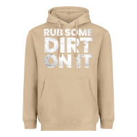 Mushroom vintage funny shirts for men, rub some dirt on it long sleeve t shirt Heavyweight Hoodie - linhVisuals