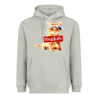 Moon Dust hug life kitty cat Heavyweight Hoodie - linhVisuals