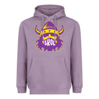 Lavender skol nordic viking helmet shirt Heavyweight Hoodie - linhVisuals