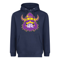 Navy skol nordic viking helmet shirt Heavyweight Hoodie - linhVisuals