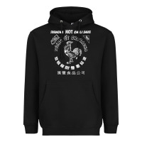 Black sriracha official hot chili sauce men's graphic Heavyweight Hoodie - linhVisuals