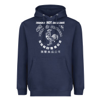 Navy sriracha official hot chili sauce men's graphic Heavyweight Hoodie - linhVisuals