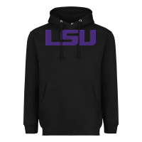 Black lsu sport Heavyweight Hoodie - linhVisuals