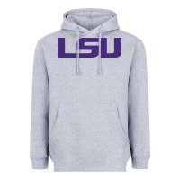 Heather Grey lsu sport Heavyweight Hoodie - linhVisuals
