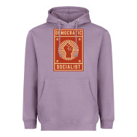 Lavender democratic socialist Heavyweight Hoodie - linhVisuals