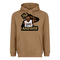 Toasted Coconut sixers the answer Heavyweight Hoodie - linhVisuals